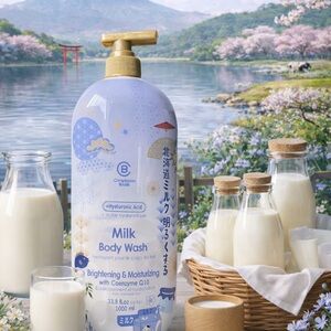 Complexion Boutik Milk Body Wash - Blue and Gold